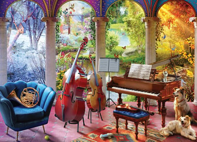 Eurographics - Vier Seizoenen [Four Seasons] - Angelo Bonito - 1000 stukjes 68×48cm (b×h) - Legpuzzel