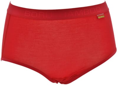 Boru Bamboo - Dames Slip - Red - S - Bamboe Ondergoed - Anti-Bacterieel - Ademend - Zijdezacht - 2320