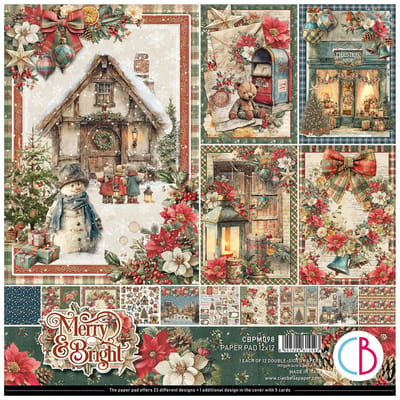Ciao Bella scrapbook papier "Merry & Bright"