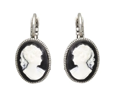 Camps & Camps Oorhangers 1A030 Cameo Jet Black