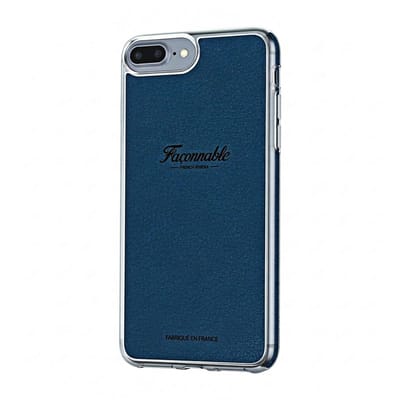 Façonnable, Hoesje geschikt voor iPhone 6 Plus / 6S Plus / 7 Plus / 8 Plus - French Riviera Hardcase, Blauw