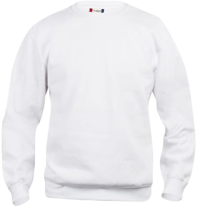 Clique Basic Roundneck 021030 - Wit - M
