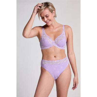 Hunkemöller Dames Lingerie Hoge slip Diva - Paars - maat S