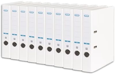 A4 Ordner 5 cm Smal - 10 Stuks, Kunststof, Wit