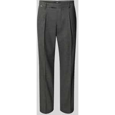 Regular fit stoffen broek met persplooien model 'CiSalto'