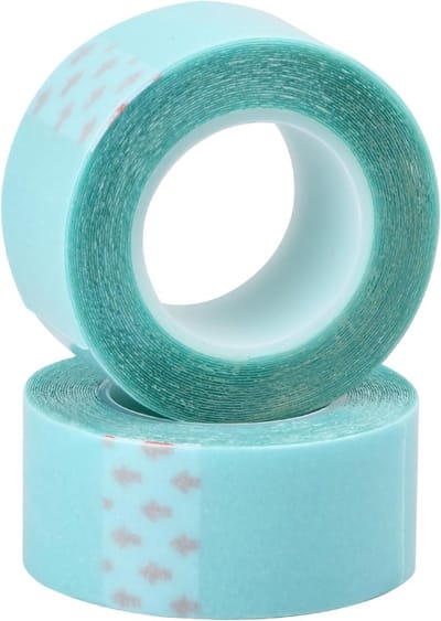 Haarverlenging Tape - 2 Rollen, 3 m × 2 cm, Sterke Hechting, Waterproof, Vervangende Tapes voor Haarextensions en Wimpers