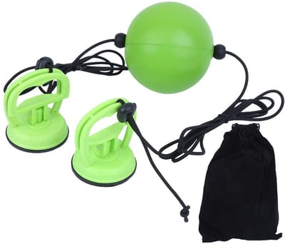 Allecto - Hangende boksgevechtsbal - Boksbal voor thuisfitness - 2,9 m elastisch rubberen touw - Ideaal voor amateurs - Trainingsaccessoire voor ve...