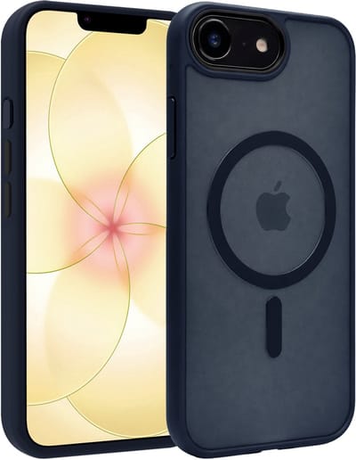 Hoesje - Geschikt voor Apple iPhone 17e - Magsafe Compatible - Sterk & Shockproof - Back Cover - Shock Proof Case - Telefoon Hoes Shockproof - Telefoonhoesjes - Donkerblauw
