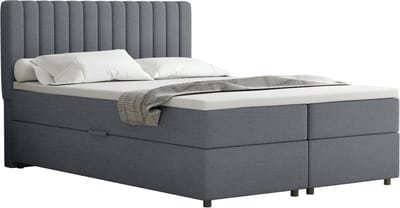 BOXBED Everest 140 x 200 cm tweepersoons met hoogwaardige Bonell-matras en topper
