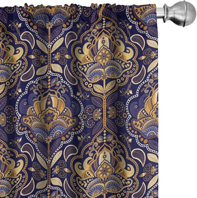 ABAKUHAUS – 2x75x245 cm gordijnen – microvezel – halfdonkerend