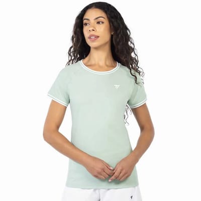 Tecnifibre Team Stretch T-shirt Met Korte Mouwen Groen S Vrouw
