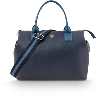 Pip Studio - Fia Handtas - Handtassen dames - Blauwe tas - 34x16x26.5cm