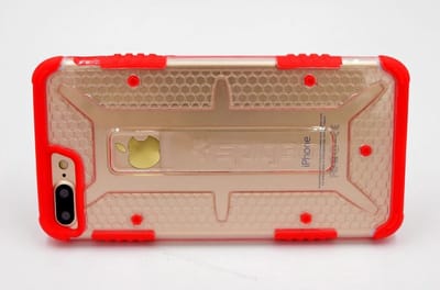 Backcover hoesje voor Apple iPhone 7 Plus- Apple iPhone 8 Plus - Rood- 8719273223376