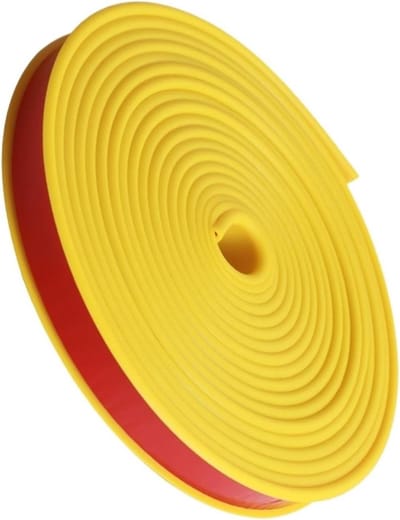 U-vormige meubelrandband - Zelfklevende randstrip - Randbescherming meubels - Flexibele U-vorm - 1 meter - Geel