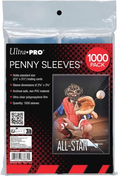 1000 Soft Sleeves voor Verzamelkaarten - Transparante Bescherming