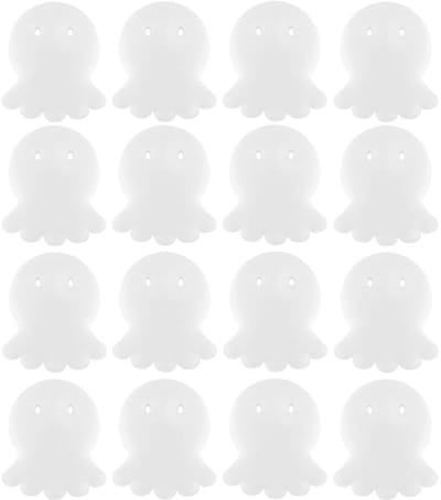 Dailygoods- Absorberende Sponzen 16 Stuks - Olieabsorberende Sponzen - Filters voor Zwembad/Spa - Octopusvormig - Herbruikbaar - Eenvoudig Schoonmaken - Olieabsorberende Spons