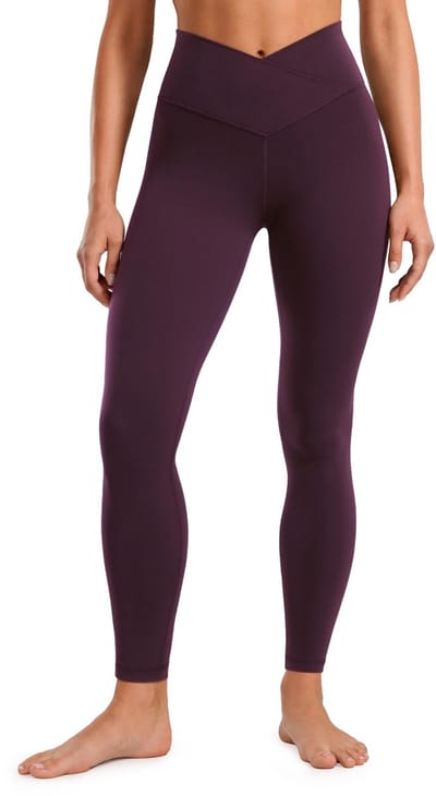Dailygoody - Yogaleggings - Dames - Luxe Comfort - Hoge Taille - Cross Waist - Geschikt voor Yoga en Fitness - 28 Inch