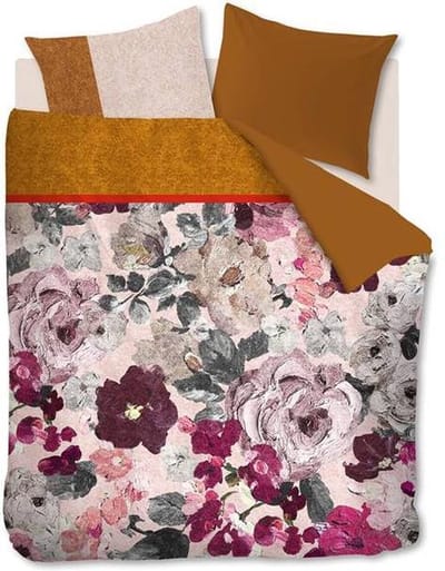 Oilily Mellow Rose - Dekbedovertrek - Lits-jumeaux - 260x200/220 cm + 2 kussenslopen 60x70 cm - Rood