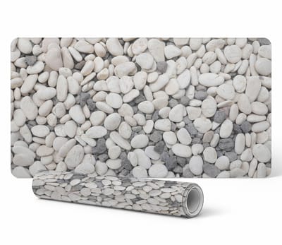 Antislip bureauonderlegger met decoratieve steentjes 90x45 cm
