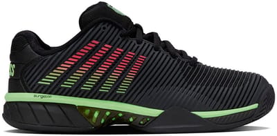 K-SWISS Tennisschoenen Hypercourt Express 2 Black/soft Neon Green/neon Lava Mens 44.5
