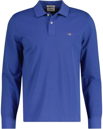 GANT Poloshirt Regular Shield Longsleeve Pique Rugger Set van 1