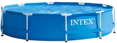Intex Metal Frame Zwembad - 366x76 cm - Rond - Zwembad Tuin - Frame Zwembad - Opzetzwembad - Zwembad Familie - Zwembad Zomer