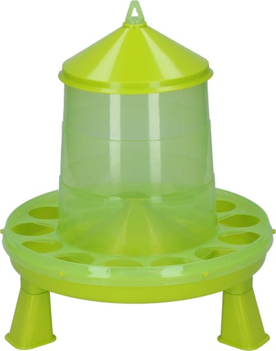 Gaun Pluimvee voertoren op pootjes - Voerdispenser - Kippenvoerbak - Op pootjes - Duurzaam - Kunststof - Groen - 2 kg