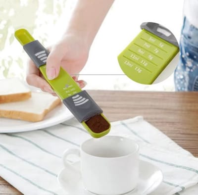 Actie4you® - Verstelbare Maatlepel - 8 Meetstanden Maatbeker - Exact Afmeten met Praktische Maatlepel – Maatschep