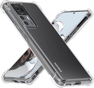 Hoesje voor Xiaomi 12T backcover Shockproof siliconen Transparant