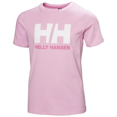 Helly Hansen Logo Jr T-shirt Met Korte Mouwen Roze 10 Years Meisje