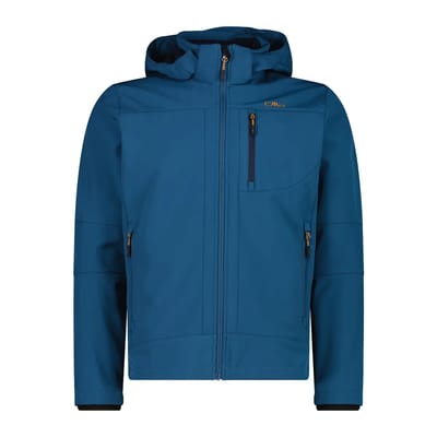 Verwarmde softshell jas met afneembare capuchon CMP