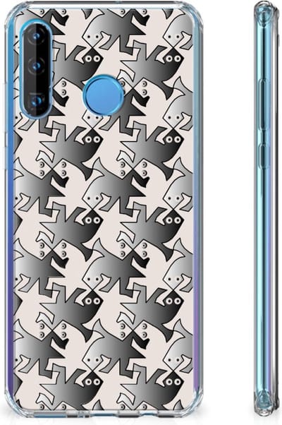 Huawei P30 Lite Case Anti-shock Salamander Grey