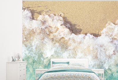Behang - Fotobehang Golf - Strand - Zee - Water - Breedte 275 cm x hoogte 220 cm