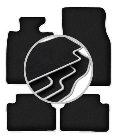 CARLUX-SILVER automatten voor: Mini Clubman R55 hatchback (2006-)