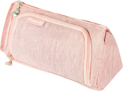 Luieraar thuiskantoor in roze canvas look - multicolor, 1 stuk