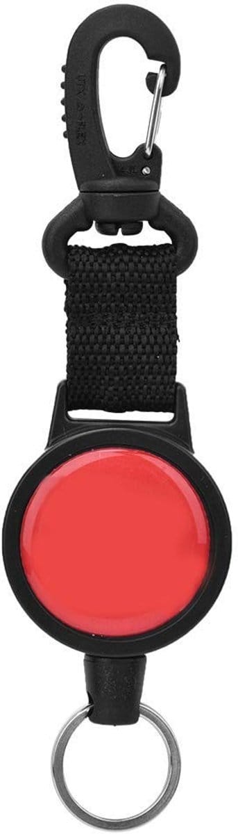 Cosensi - Stretchy Diving Hook - Duikaccessoire - Nylon - Zwart - Ideaal voor duikers - Inclusief 27.4 inch touw - Handig en praktisch