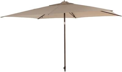 4 Seasons Azzurro stokparasol 200x300 cm beach solefin - Wenge frame