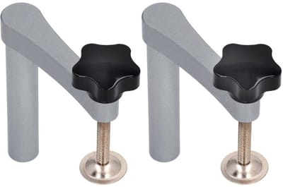 Dailygoods- Bankhond Klem - Verstelbaar - Aluminium - 600lb Klemkracht - Voor Houtbewerking - Inclusief Bevestigingsmateriaal - Werkbankklem