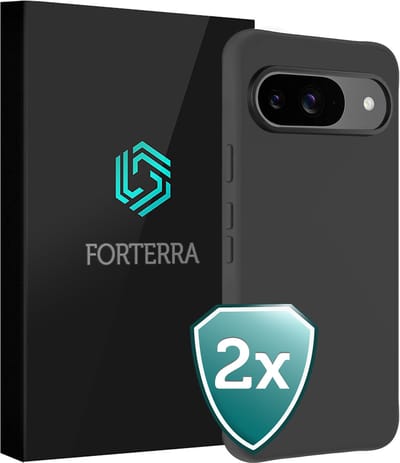 Hoesje 2 Stuks - Geschikt voor Google Pixel 10 - Sterk & Shockproof - Back Cover - Case Siliconen - Telefoon Hoes - Zwart