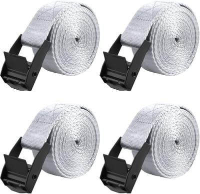 Robuuste Ratel Spanbanden Set - 4 Stuks, 3 Meter Lengte
