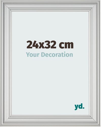 Your Decoration - Fotolijst 24x32 cm - MDF - Zilver Mat - Lazio