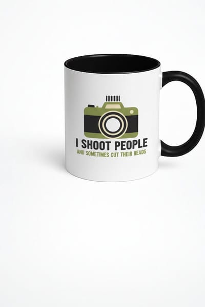 I Shoot People Mok - Fotografie Humor Koffiemok