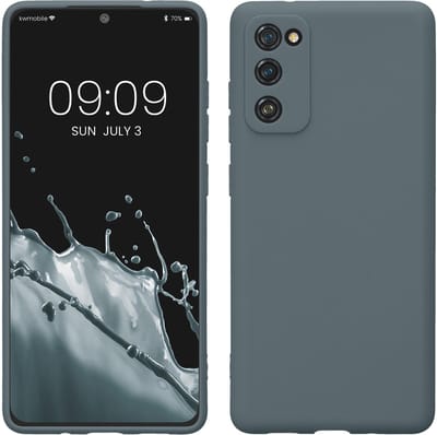 kwmobile telefoonhoesje geschikt voor Samsung Galaxy S20 FE - Hoesje voor smartphone - Precisie camera uitsnede - In leisteen
