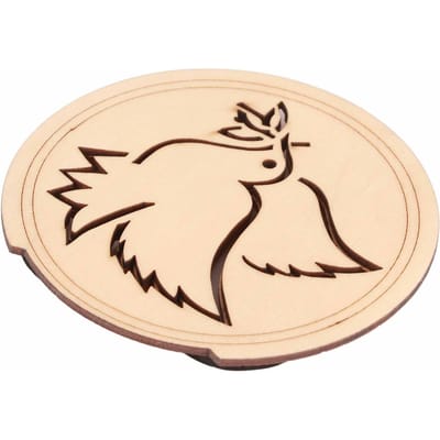 Gitaar Klankgat Afdekking Esdoorn Sterke Slijtvastheid Decoratief Patroon Gitaar Accessoire beige