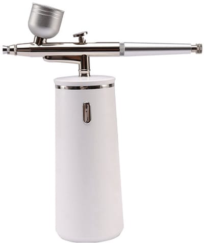 ECTEATOY®Nano Mist gezichtsstomer - 0,3 mm spuitmond hoge druk draagbaar - oplaadbare, draagbare, diepe reiniging en hydraterende gezichtsspray (wit)