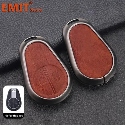 Pour camion Volvo Evro 5 Vnl Vnm Fm Fh Vn Fl Euro 5 630 670 780 880 Étui de clé de voiture Coque de protection pour télécommande Porte-clés Anneau Porte-clés Accessoires for Volvo Truck brown