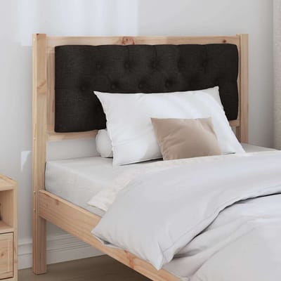 vidaXL - Hoofdbord - Anders - Bruin - en - zwart - 90 - cm - Massief - grenenhout
