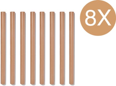 Inpakpapier Kraft – 8 Rollen – 300x70 cm per rol – Kaft papier - Duurzaam Cadeaupapier – FSC & Plasticvrij – Klimaatneutraal Gecertificeerd - Kaftpapier