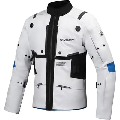Ixon M-Skeid Grijs Blauw Textiele Motorjas - Jas