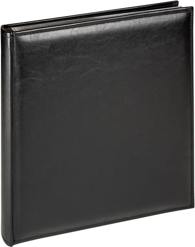 Walther FA-386-B Deluxe - Classic album - Formaat 28x30,5 cm x 50 zwarte pagina's - Zwart